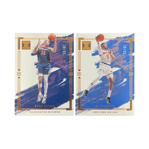 Панини Kuzma+RJ Барретт 2023 24 Сяо Чжэньцзин Толстый Карта Волшебники 28 99+Никс 28 99 ТОЛЬКО В ЭДИЦИИ Спортивные карты 2 шт