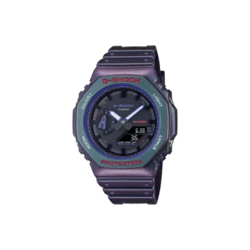CASIO Кварцевый механизм Часы Мужские Фиолетовый Циферблат