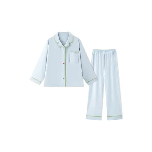 WANANNI Пижамный комплект женский небесно-голубой