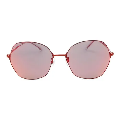 Balenciaga Ацетат Нерегулярной Формы Солнцезащитные Очки Мужские Красные