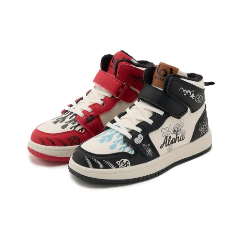 Disney Stitch Серия Противоскользящий Анти-КИК Амортизация Отскок Термический Высокий Топ Детские Скейтбординги Детский