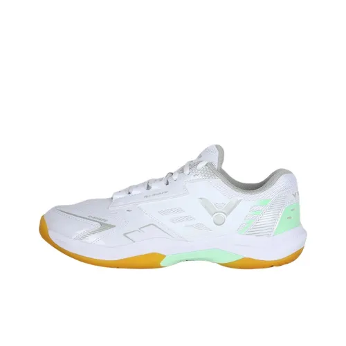 Victor Slip-resistant Abrasion-resistant Breathable Low-Top Badminton Shoes Unisex Гинкго Зеленый