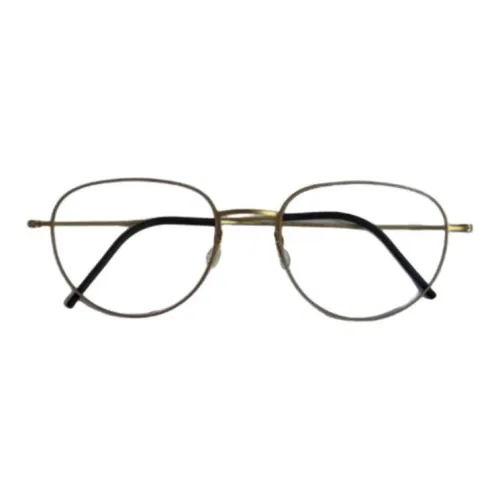 LINDBERG Овал Оправы для очков Унисекс Золото