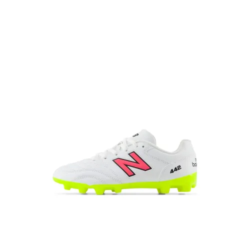 New Balance 442 V2 Low Топ Детская футбольная обувь Белый Желтый Детская