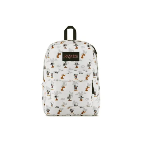 JanSport Disney Коллаборация Полиэстер Рюкзак Стандартный Унисекс Белый