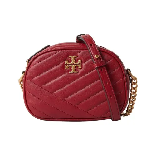 TORY BURCH Kira (Красный) Lambskin Camera Сумка через плечо Маленькая Женская Настоящий Красный