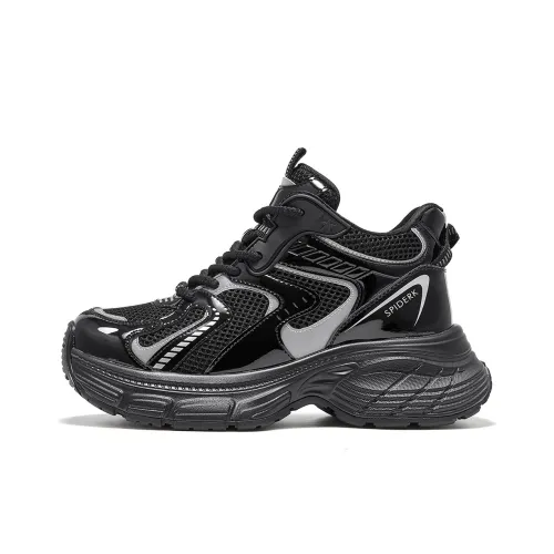 Spider King MID Топ Толстая подошва Кроссовки Женские