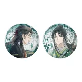 Зеленый, вода, жестяной, значок, комплект