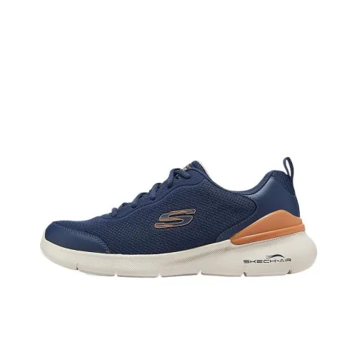 Skechers Sport МЕЧЫЙ Низкий Топ Casual Мужской Морской Синий