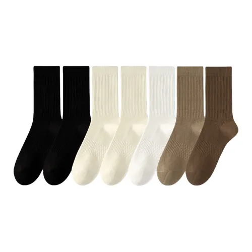 Носки Lan Miao Crew для мужчин упаковка из 7 пар