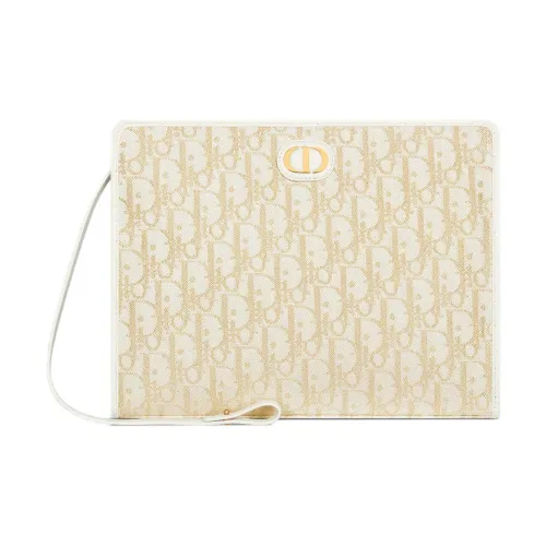 DIOR 30 Montaigne Хлопок Клатч Женский Золотой