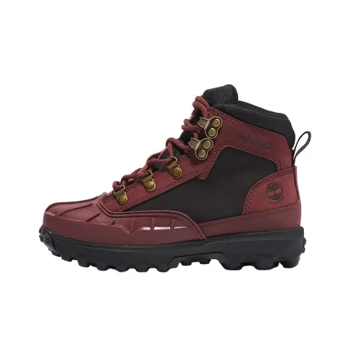 TIMBERLAND Детские ботинки, бордовый, школьный возраст