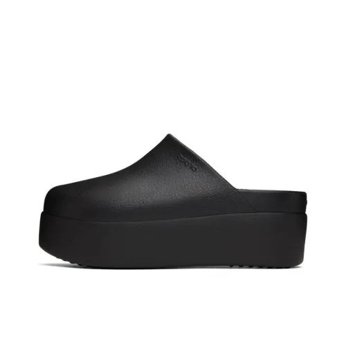Crocs Устойчивые к истиранию Домашние тапочки Женские Черные
