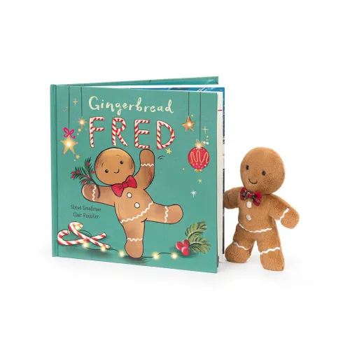 JELLYCAT Цвет имбирного печенья FRED BOOK And Счастье Цвет имбирного печенья FRED Оригинальный Edition Куклы Плюшевая кукла Trumpets High