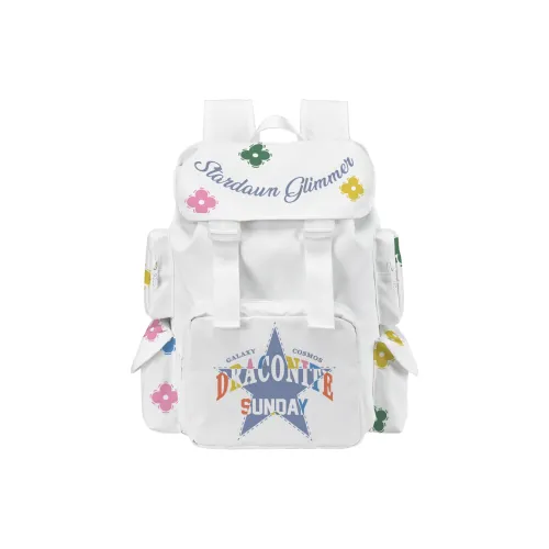 DRACONITE Полиэстер Рюкзак Унисекс Белый