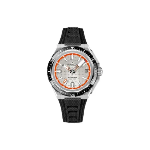 Zenith Автоматический Механический Механизм Мужские Часы 42,5 мм Серебряный
