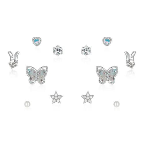 ZANC Сплав Серьги-гвоздики Женские