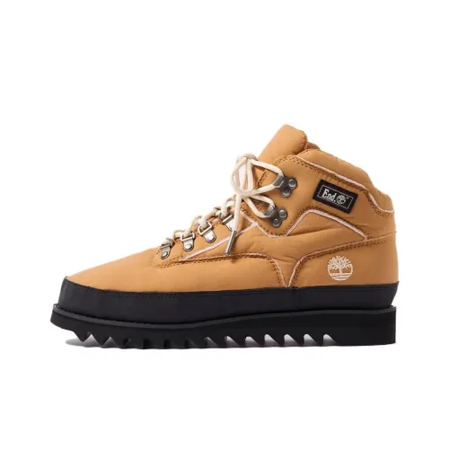 END. x Timberland Euro Hiker Термический Slip-Resistant Короткий Аутдор Унисекс Коричневый Желтый