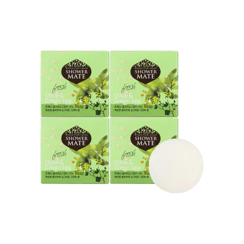 AIJING KEXISI Оливково-зеленый Чай Мыло Чистка 100г*4