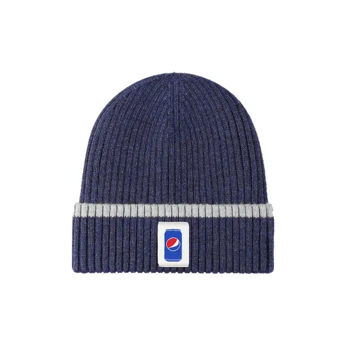 Пепси Полиэстер Плюшевый Шапка-бини Унисекс Темно-синий Светло-серый Темно-серый