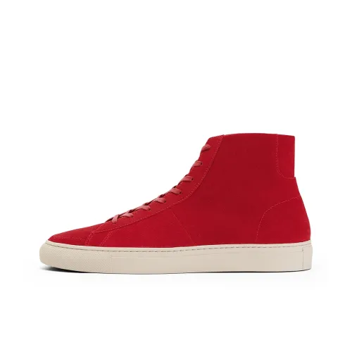 PANE Бамбук Path SB High TOP Collection AKIRA Противоскользящие скейтбордические кроссовки Unisex Красный