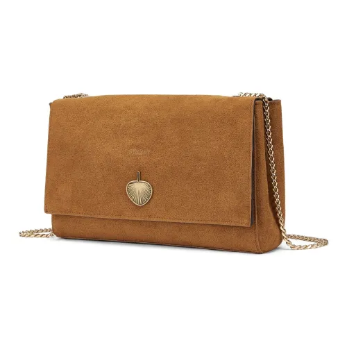 ST SAT Сумка через плечо из синтетической кожи стандартная женская красный коричневый