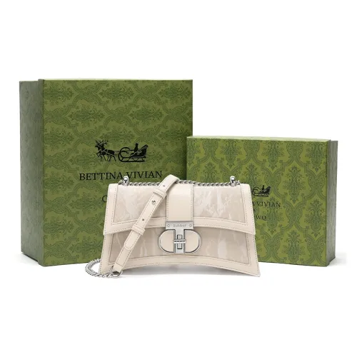 BETTINA VIVIAN ПУ (полиуретан) Сумка через плечо Женская Экрю