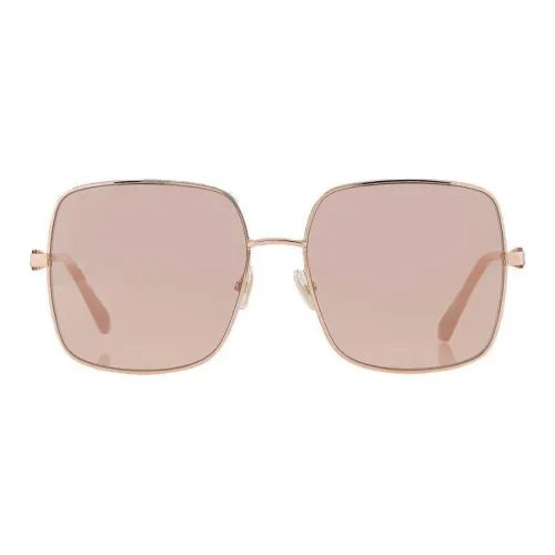 Jimmy Choo Металл Квадратные Солнцезащитные очки Женские Golden Медный