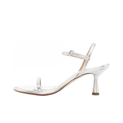 Aeyde Mikita one Ремень Сандалии 7cm Женские Серебряные