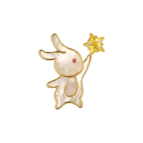 Lockstarfy Mother of Pearl Brooches Women's