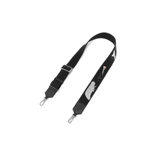 LOEWE Suna Fujita Коллаборация Anagram Ткань Сумка Ремень Женские Черный