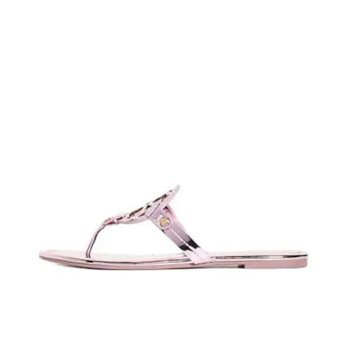 TORY BURCH Резина Подошва Шлепанцы Женские Розовые