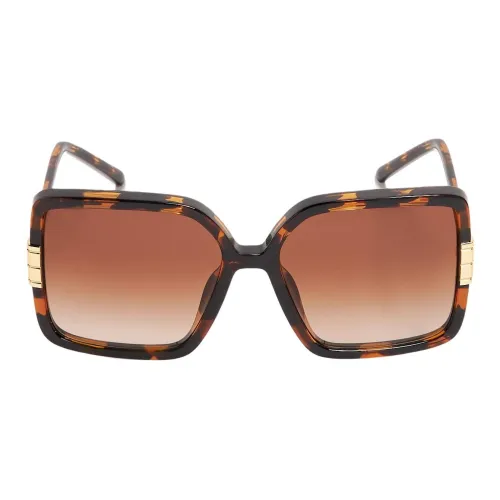 TORY BURCH Ацетатные солнцезащитные очки "Кошачий глаз" женские коричневые