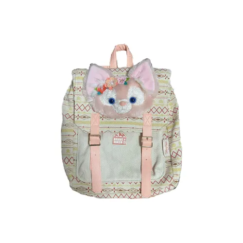 Disney Холст Рюкзак Стандартный Женский Розовый