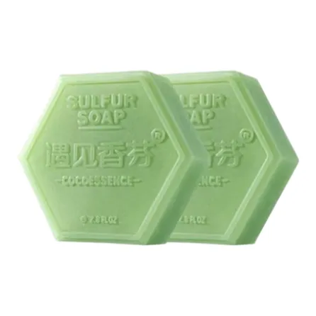 COCOESSENCE Бамбуковый уголь Sulfur Mite Removal Ручная работа Мыло Мыло Очищающее и Контроль жирности 80г Коробка