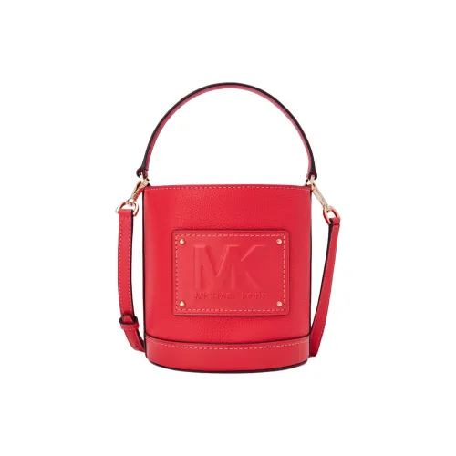 MICHAEL KORS Коровья кожа Ведрообразная сумка Сумка через плечо Сумка среднего размера Женская Кораллово-красный