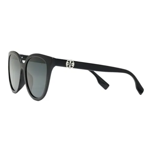 TORY BURCH Ацетат Круглые Солнцезащитные очки Унисекс Черный
