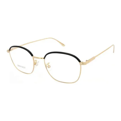 TOM FORD Металл Круглые Оправы для очков Унисекс Золото