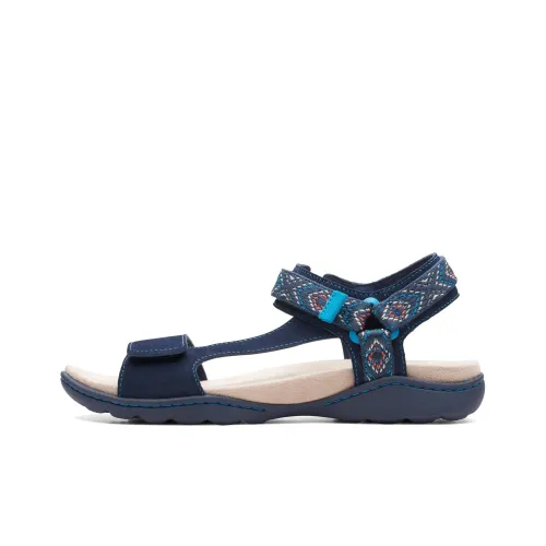 Clarks Amanda STEP Пляжные сандалии Женские Синие