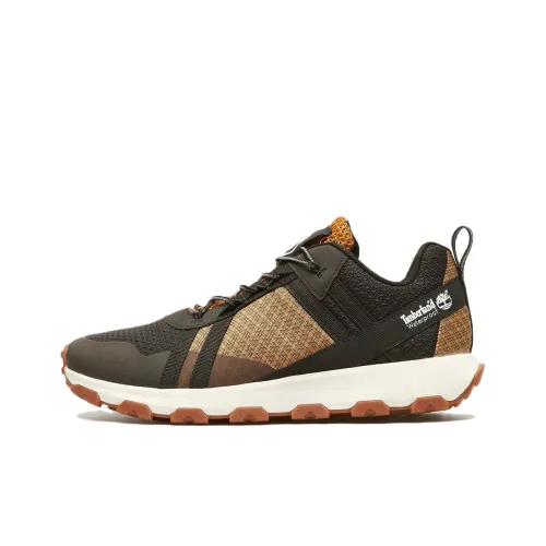 Timberland Winsor Trail Slip-Resistant Abrasion-Resistant Low Top Streetwear Men's Black Brown