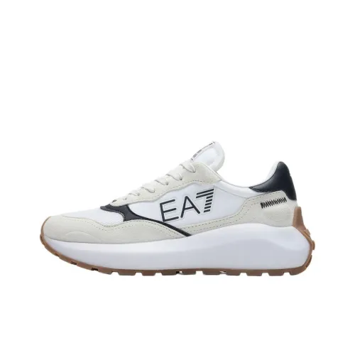 EMPORIO ARMANI EA7 Low Топ Casual Мужской Белый Серый