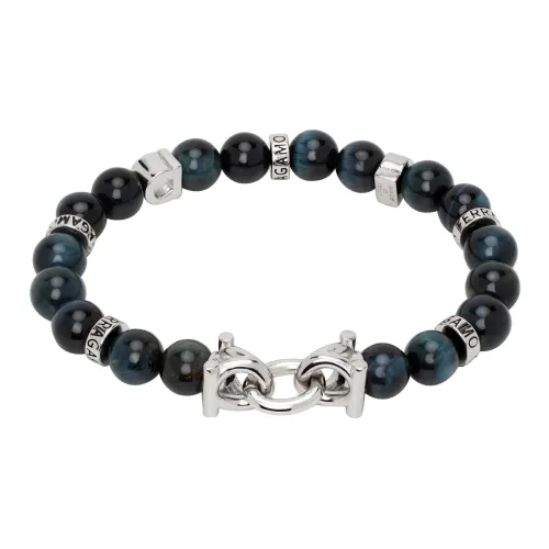 FERRAGAMO Brass Bracelets Мужской Морской синий