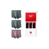 Коробка 3 шт. (Темно-серый + Темно-серый + Красно-коричневый)