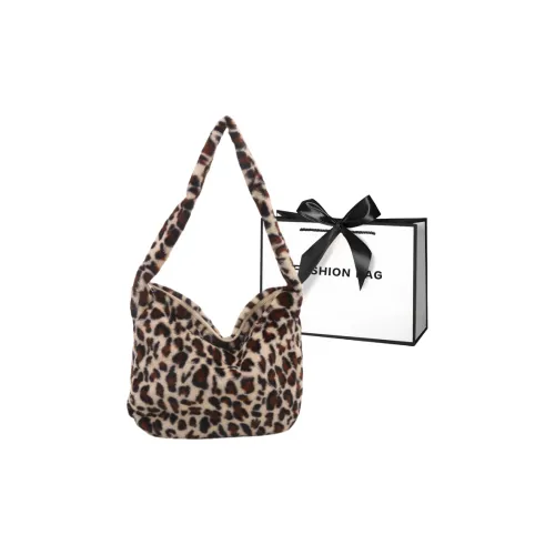 LETOO Плюшевая сумка через плечо женская хаки розовый коричневый