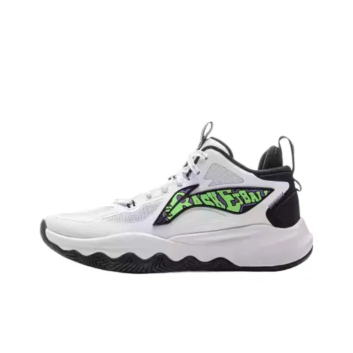 LINING YOUNG Амортизация Детские Баскетбольные Кроссовки Стандартный Белый Черный Детский