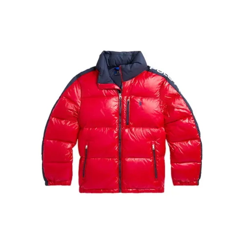 Polo Ralph Lauren Детская одежда застежка-молния воротник-стойка длинные рукава красный детский