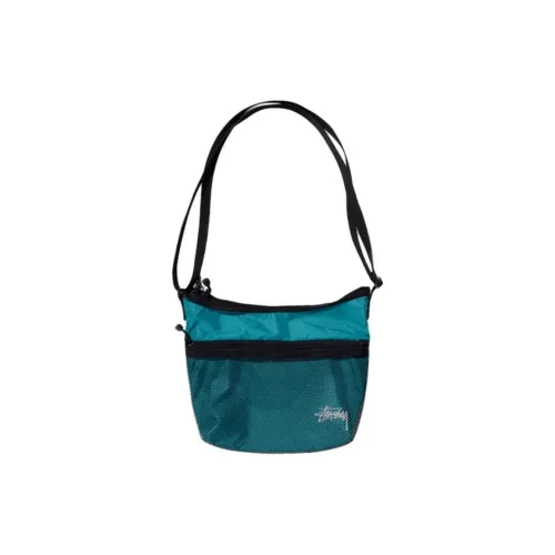 Stussy Сумка через плечо маленькая унисекс зеленая