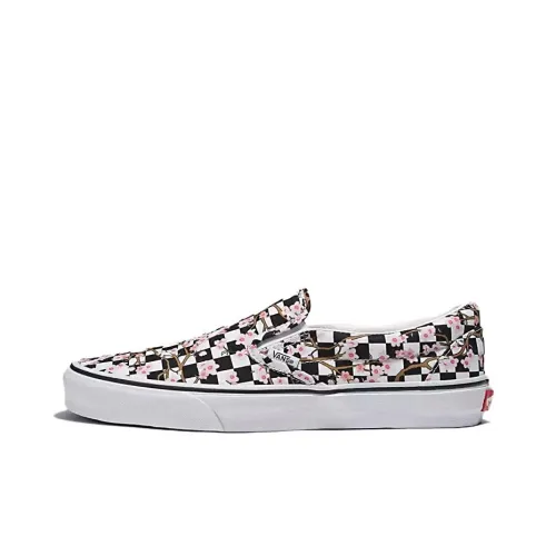 Vans Slip On Low Top Скейтборд Кроссовки Унисекс Розовые