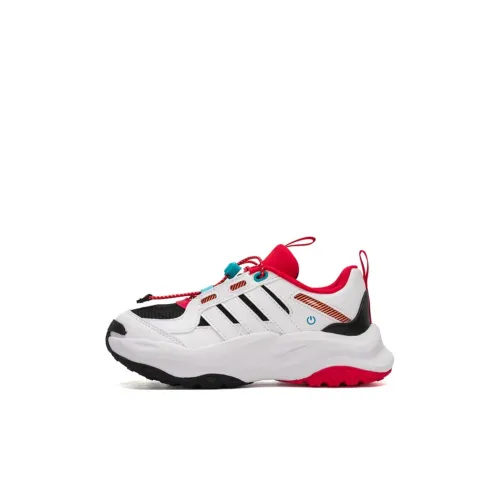 Adidas Maxxwavy Устойчивый к истиранию Низкий Топ КIDS Лайфстайл Кроссовки Красный Белый Детский