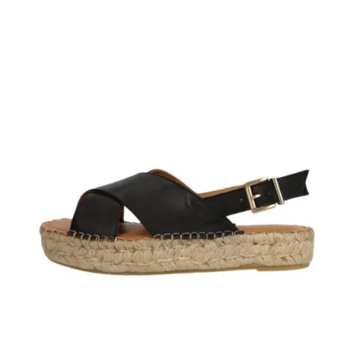 ALOHAS One Ремешок Сандалии 3 см Женские Черные